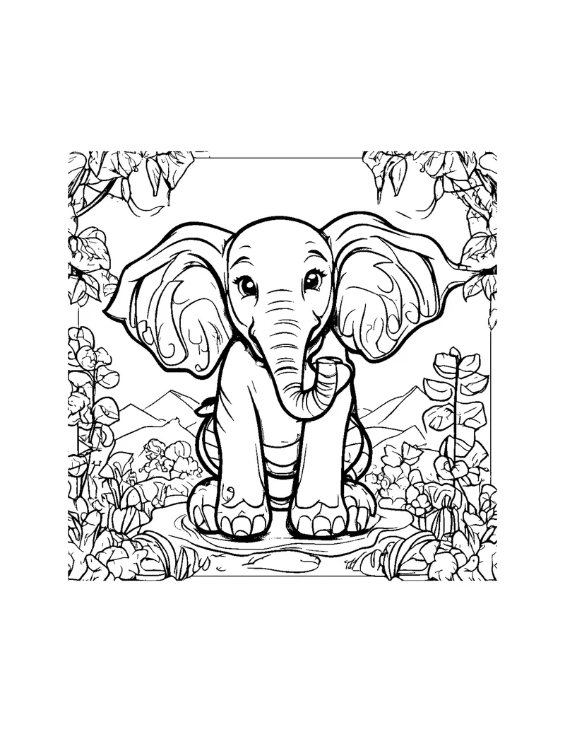 ABC & 123 Learning coloring page preview 2