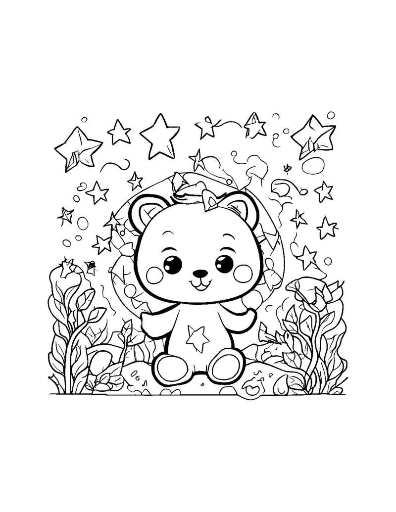 ABC & 123 Learning coloring page preview 5