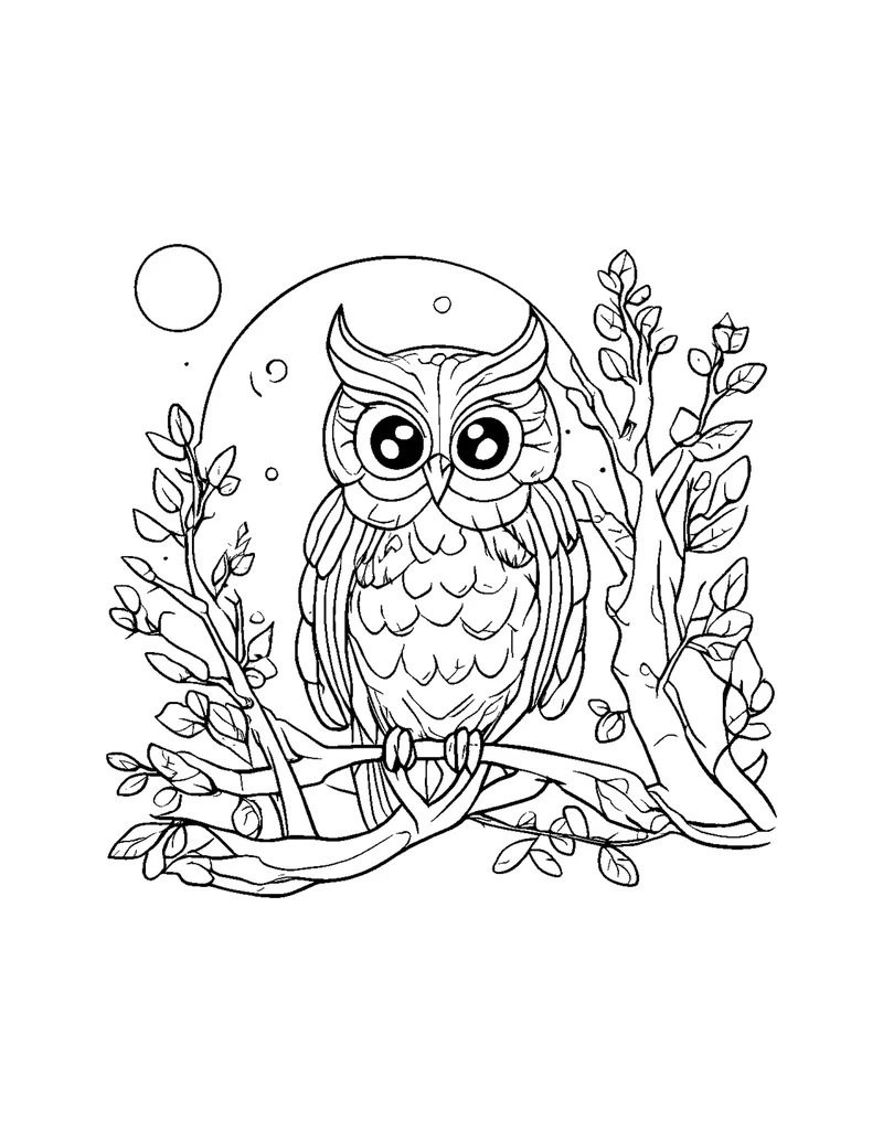 Beautiful Birds Vol. 1 coloring page preview 1
