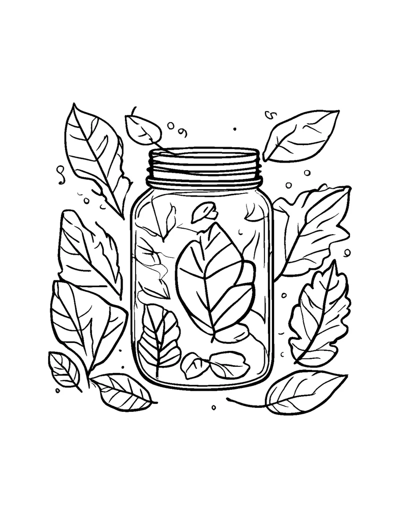 Cozy Autumn Vol. 1 coloring page preview 2