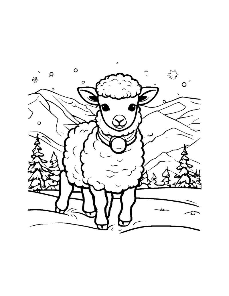 Cozy Christmas Vol. 1 coloring page preview 6