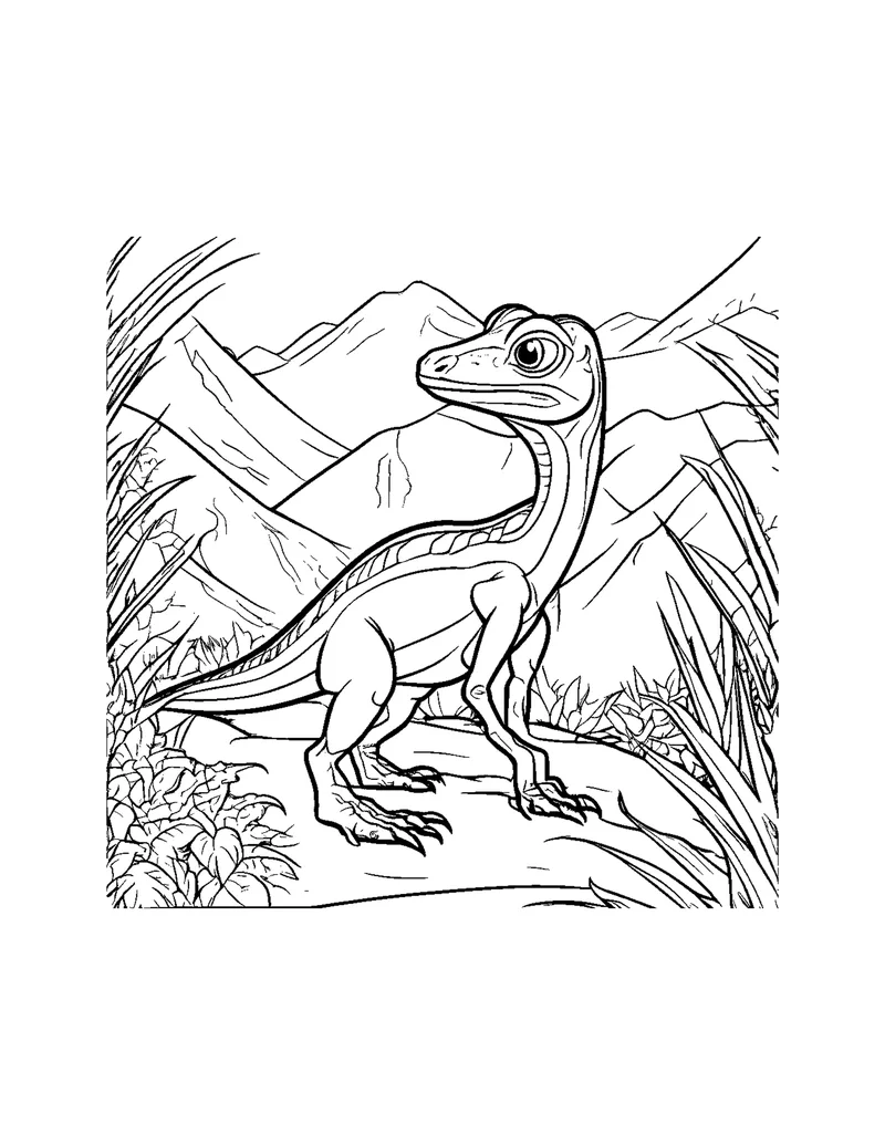 Dinosaur World coloring page preview 4