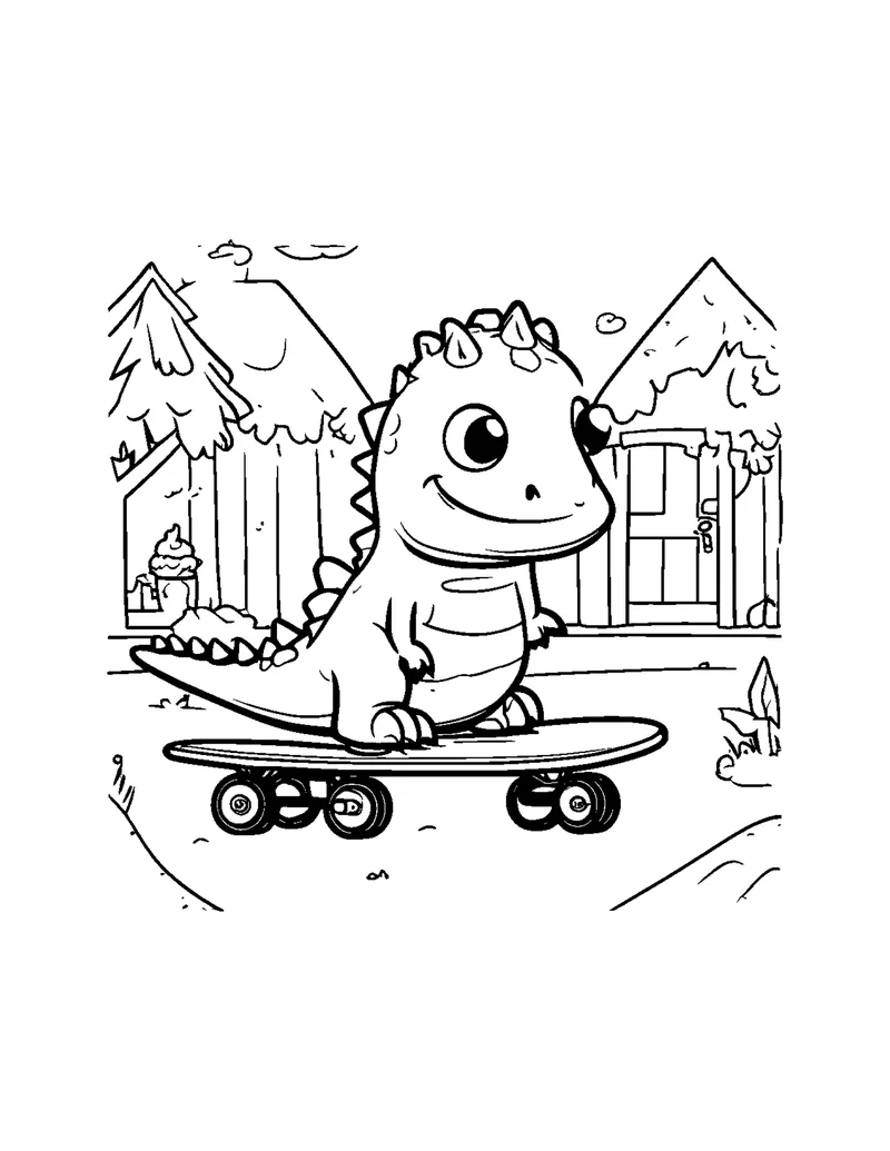 Dinosaurs Vol. 1 coloring page preview 5