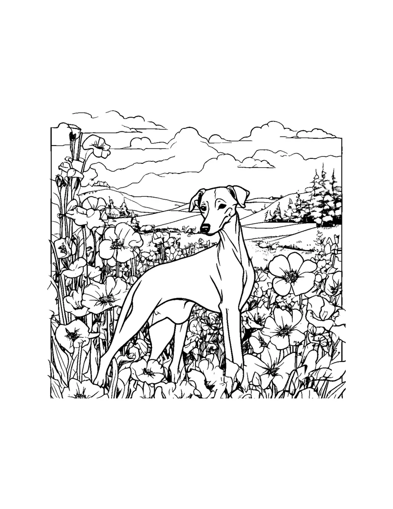 Dogs & Puppies Vol. 1 coloring page preview 5