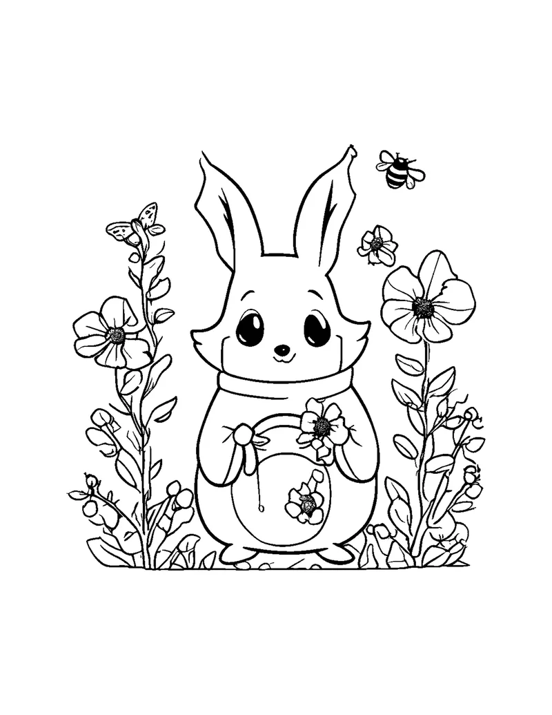Bold & Easy Flowers Vol. 1 coloring page preview 5