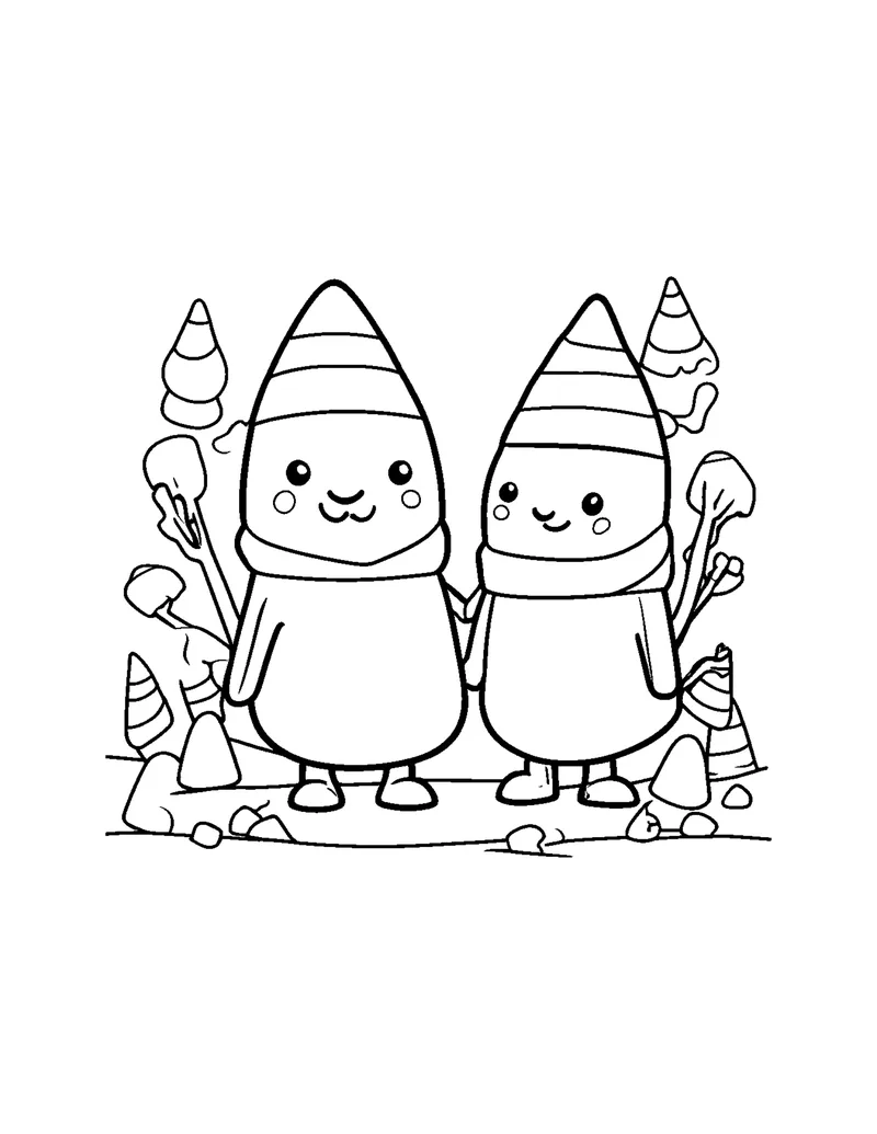 Spooky Cute Halloween Vol. 1 coloring page preview 3