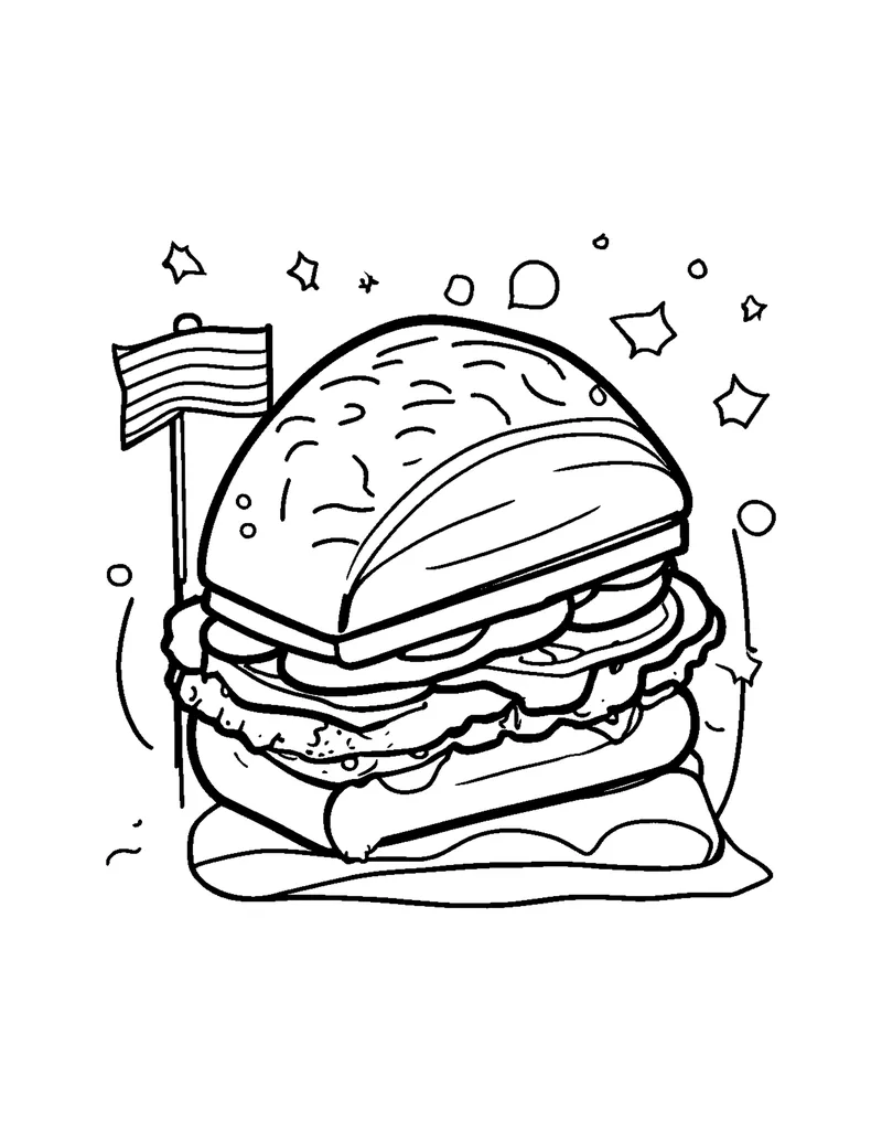 Kawaii Food Vol. 1 coloring page preview 4