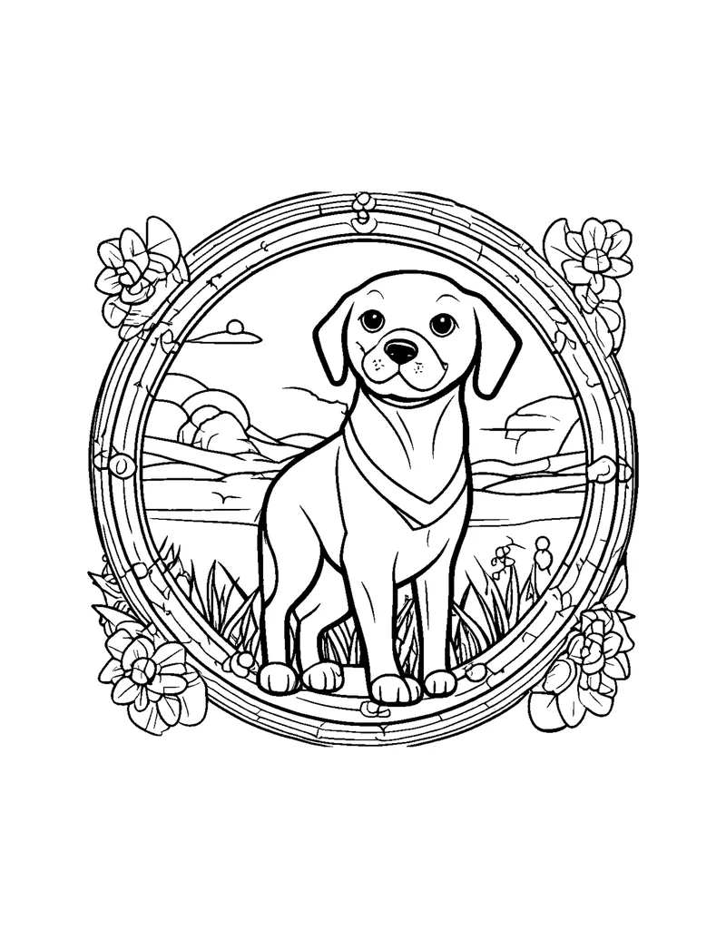 Lantern Festival & Paper Cuts coloring page preview 3