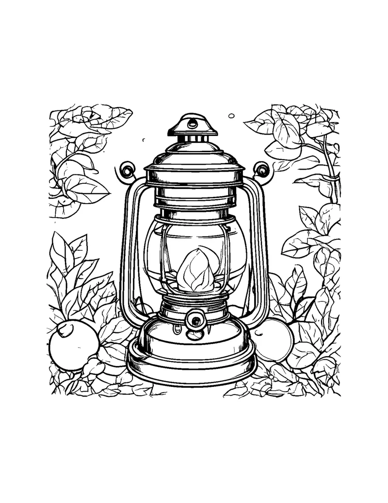 Lantern Festival & Paper Cuts coloring page preview 6