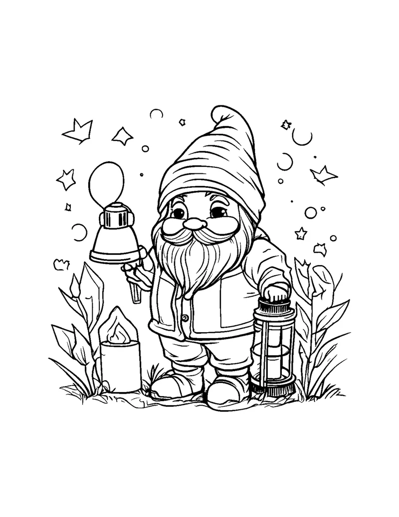 Mushroom Fairies Vol. 1 coloring page preview 6