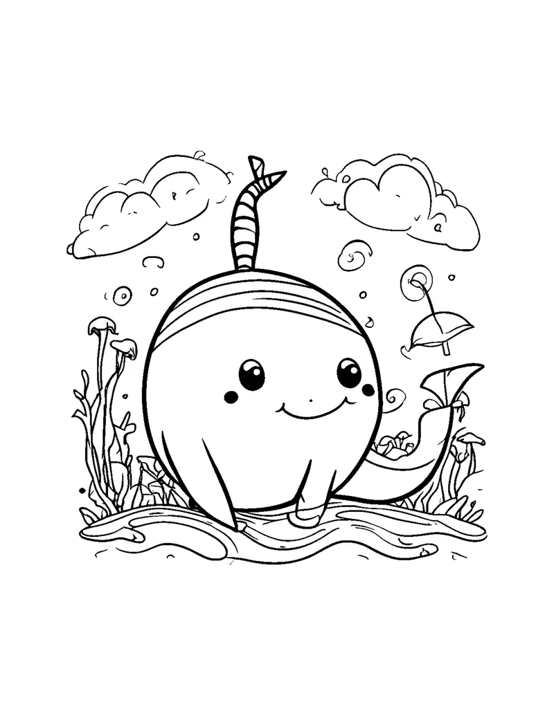 Ocean Life Vol. 1 coloring page preview 3