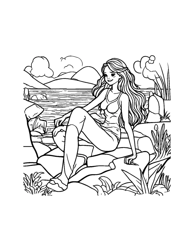 Ocean Life Vol. 1 coloring page preview 6