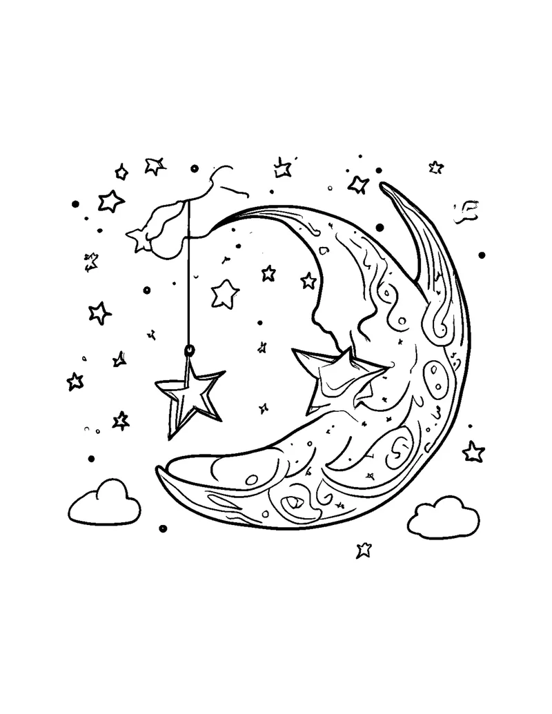 Outer Space Vol. 1 coloring page preview 3
