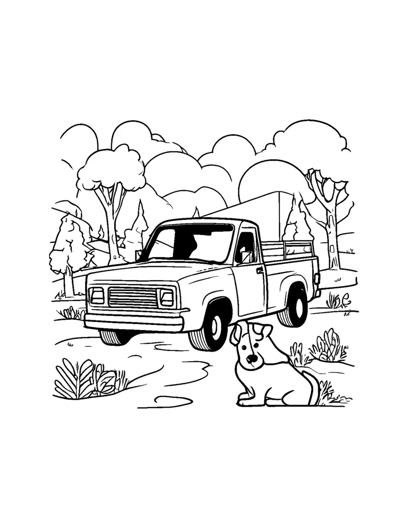 Things That Go Vol. 1 coloring page preview 3